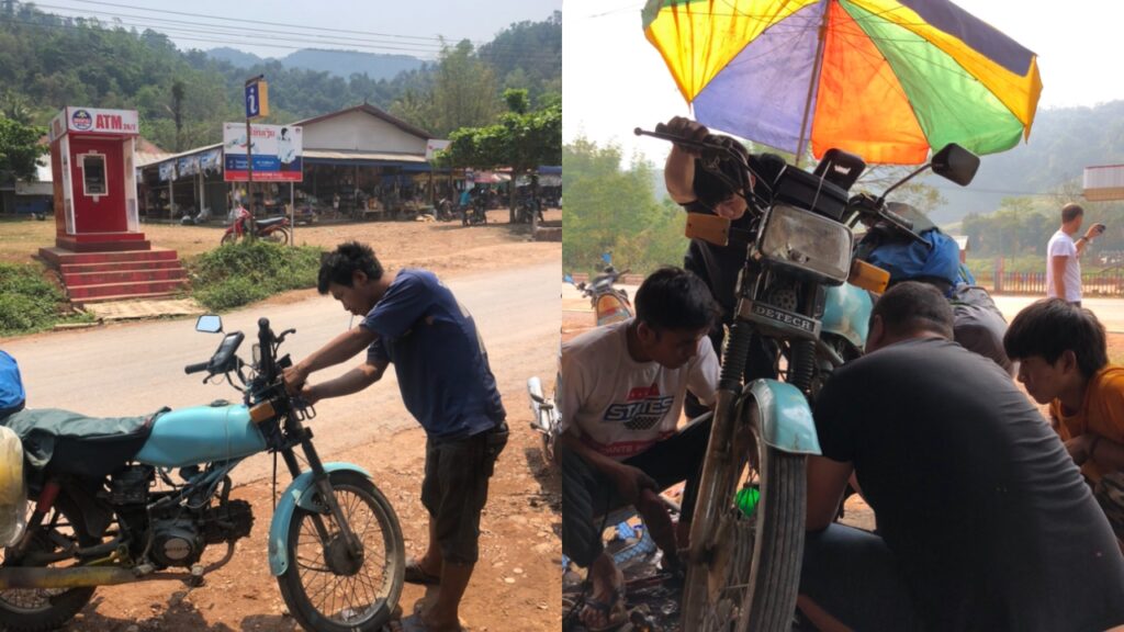 Wietnam i Laos motorem