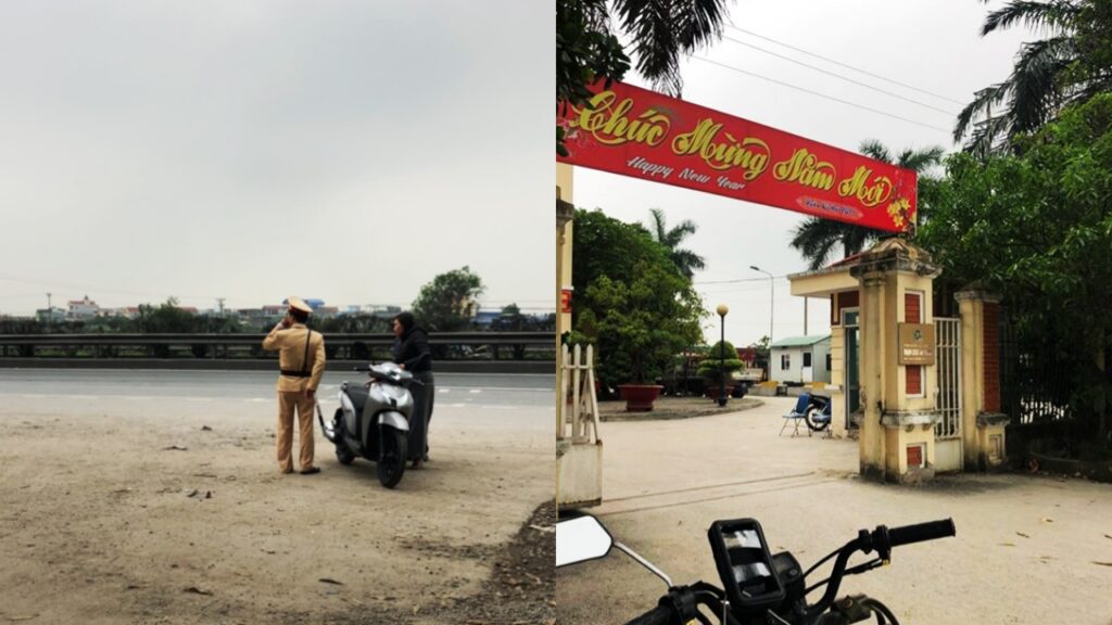 Wietnam motorem policja
