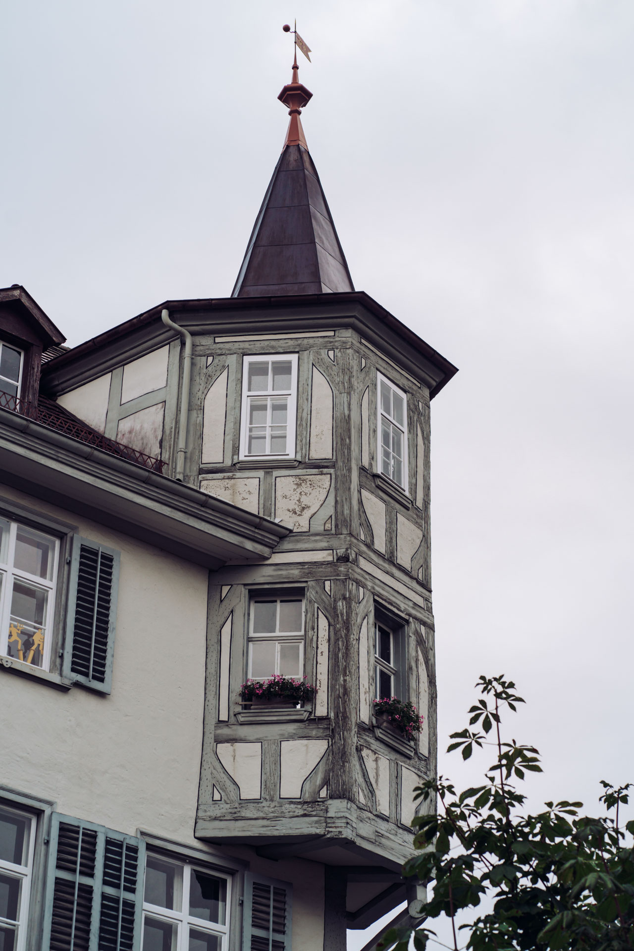 średniowieczne budynki St Gallen